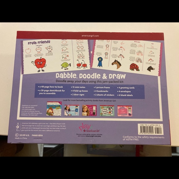American Girl Dabble, Doodle & Draw Activity Book - Picture 5 of 6